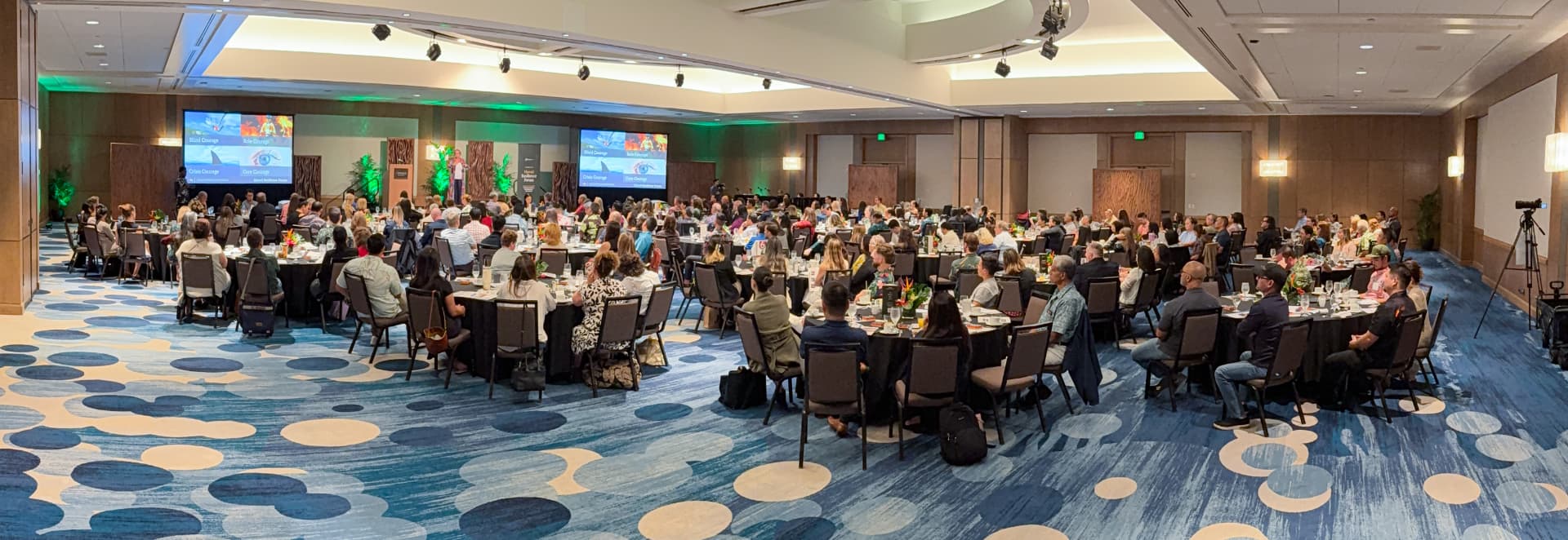 Hawaii business leaders gathered for a ProService Hawaii summit in the Tapa Conference Center ballroom